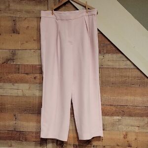 Banana Republic Women's Light Pink Wide Leg Pants